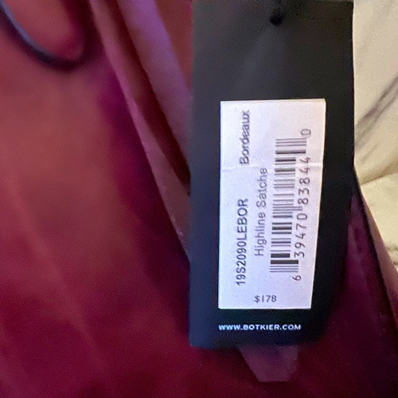 Botkier highline leather satchel Bordeaux - Picture 2 of 2